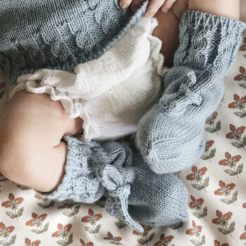 Patucos Calcetín Celestes