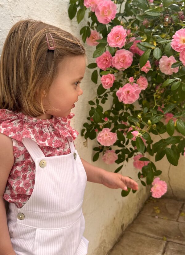 Camisa lis flores rojas - Imagen 2