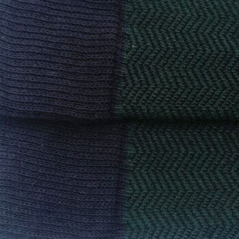 CALCETÍN ESPIGA VERDE AZUL