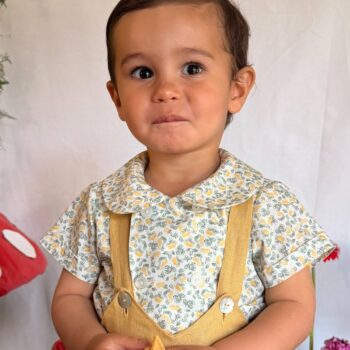 camisa bebe limonete